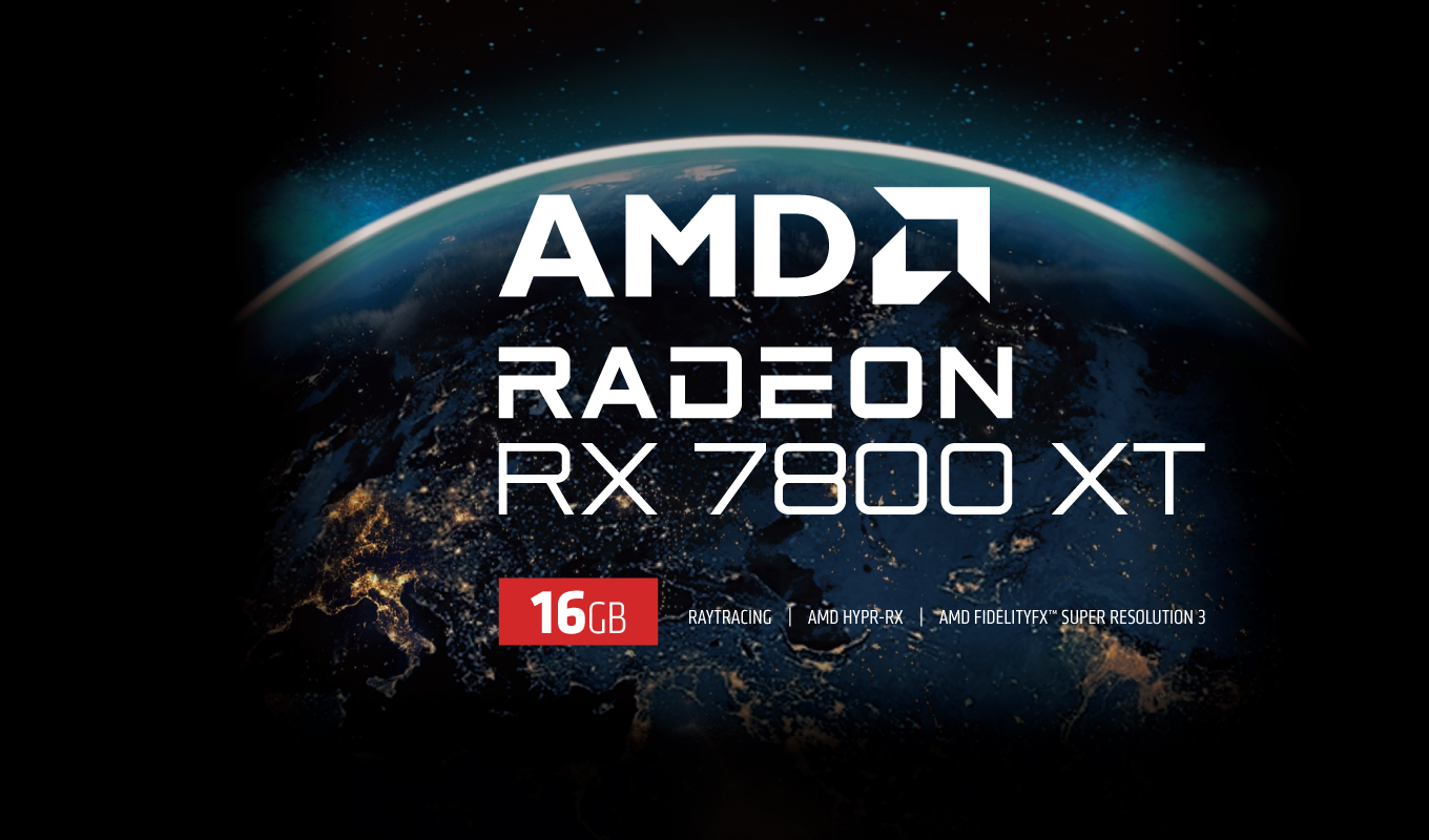 PowerColor Fighter Radeon RX 7800 XT Video Card RX7800XT 16G-F/OC ...